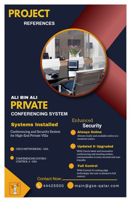 Ali Bin Ali private conferencing system project reference